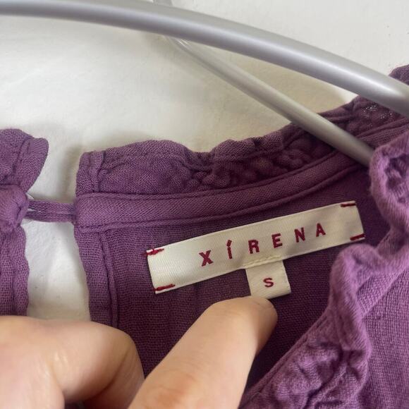 Xirena Luna Dress Size Small Cotton in Purple Mauve - Picture 5 of 9